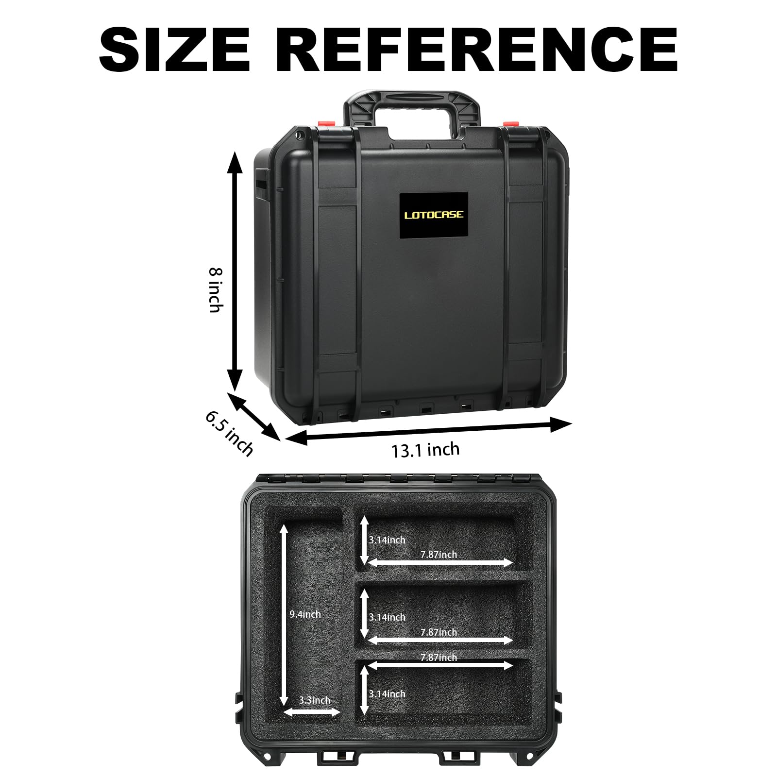 Makita and Ryobi battery fit in LOTOCASE for easy transport