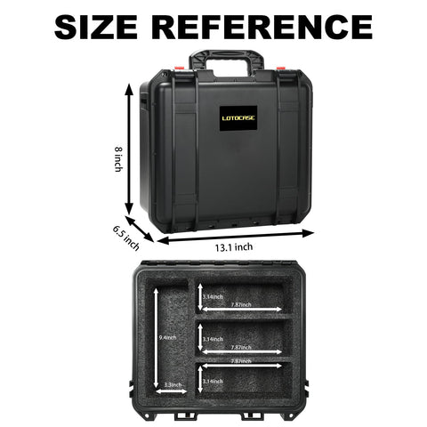 Makita and Ryobi battery fit in LOTOCASE for easy transport