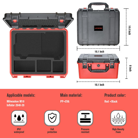 Compact, portable design fits in car or workshop storage