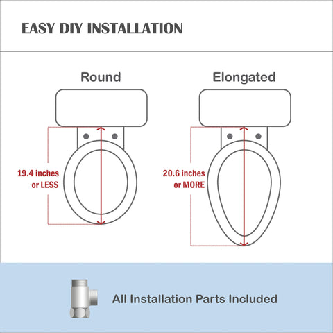 Lotus ATS-500 easy DIY installation for most toilets.