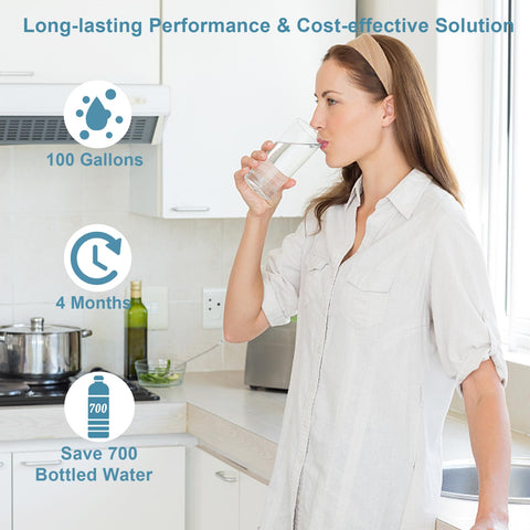 LOTVOSA activated charcoal filtration improves water taste