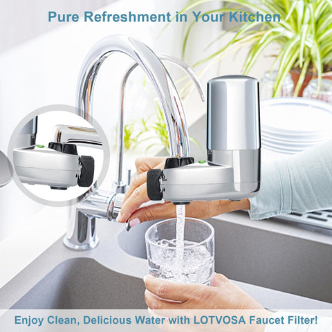 LOTVOSA kitchen faucet package supports affordable filtration at home