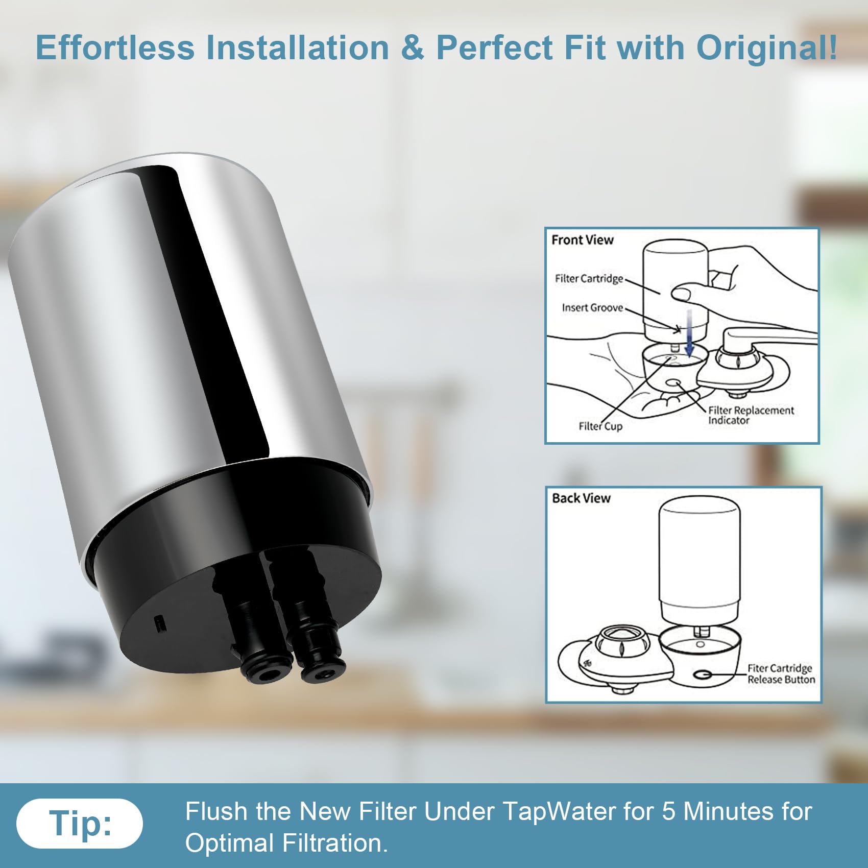 LOTVOSA water flow enhancement for quicker filtration
