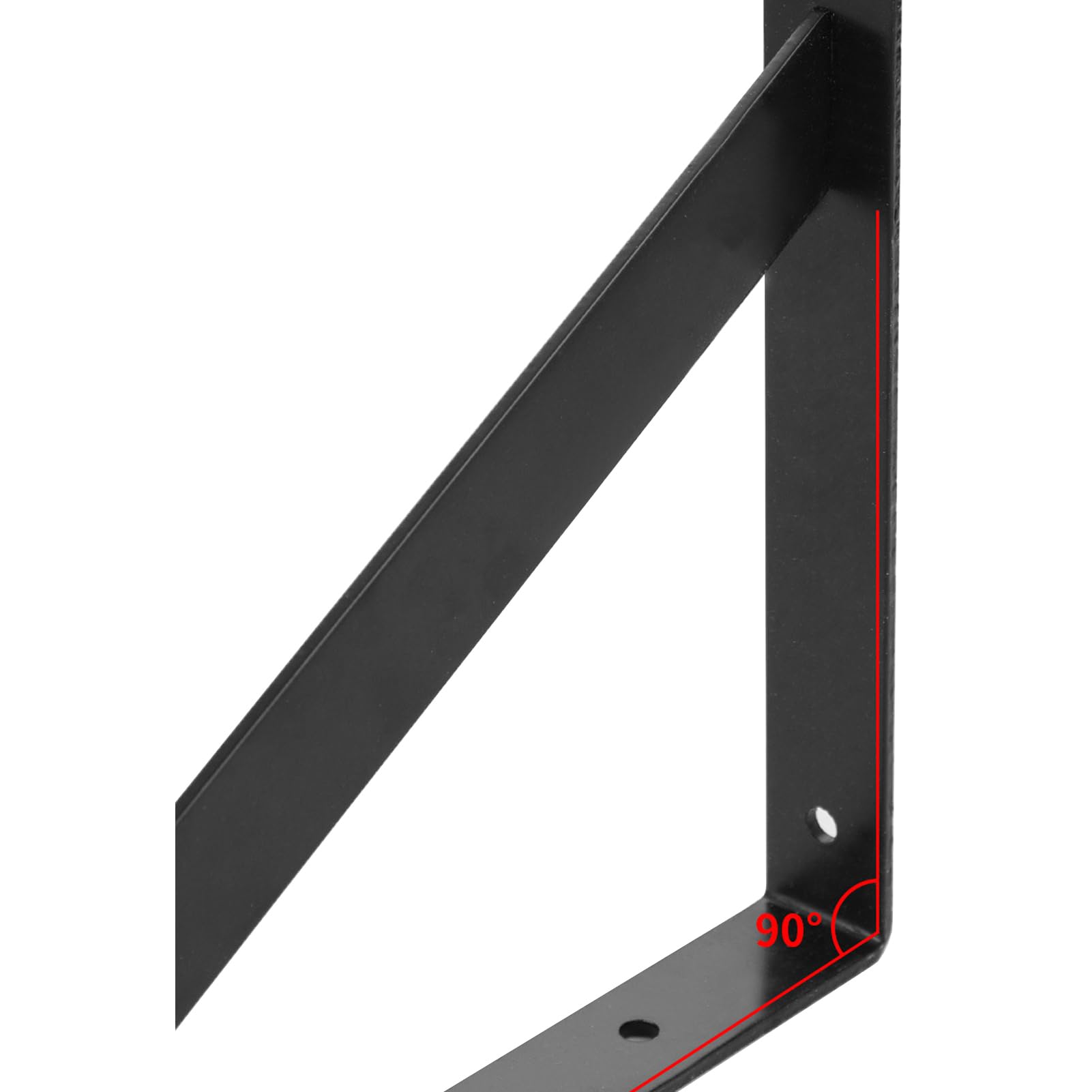 LOUFOGEI brackets with pre-drilled 1/4-inch holes for quick mounting