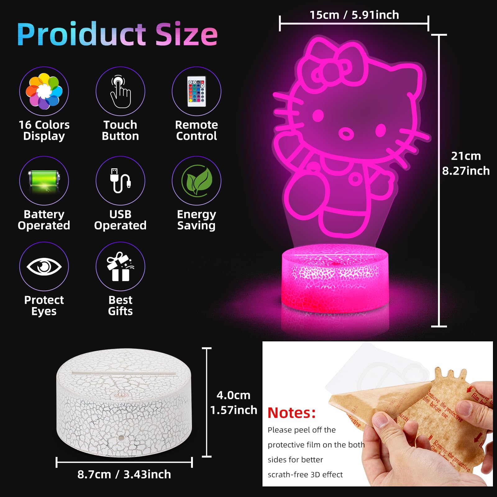Louhh children room decor night light enhances playful nighttime ambiance.