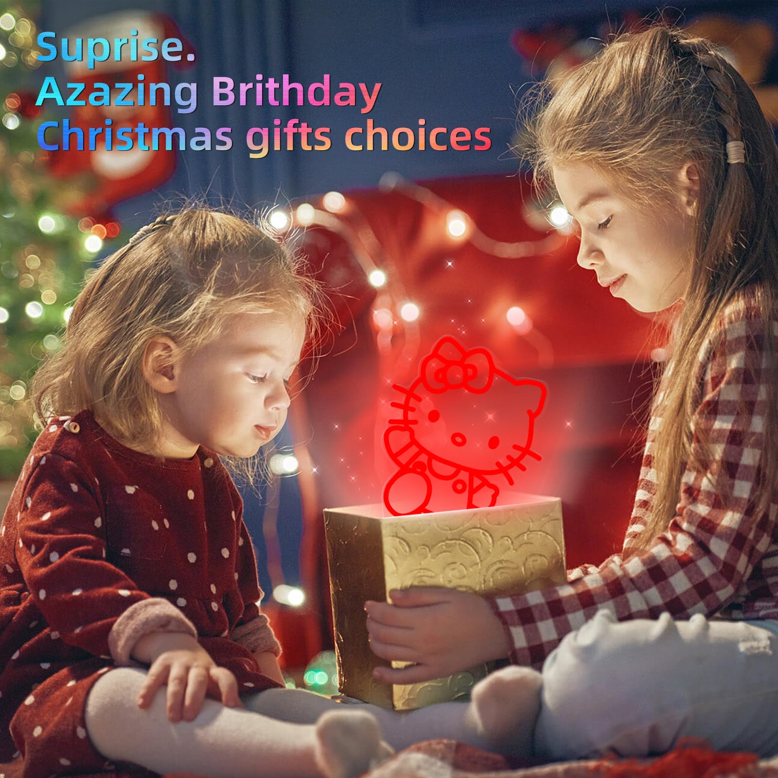 Louhh Kitty Night Light makes a charming gift for holidays.