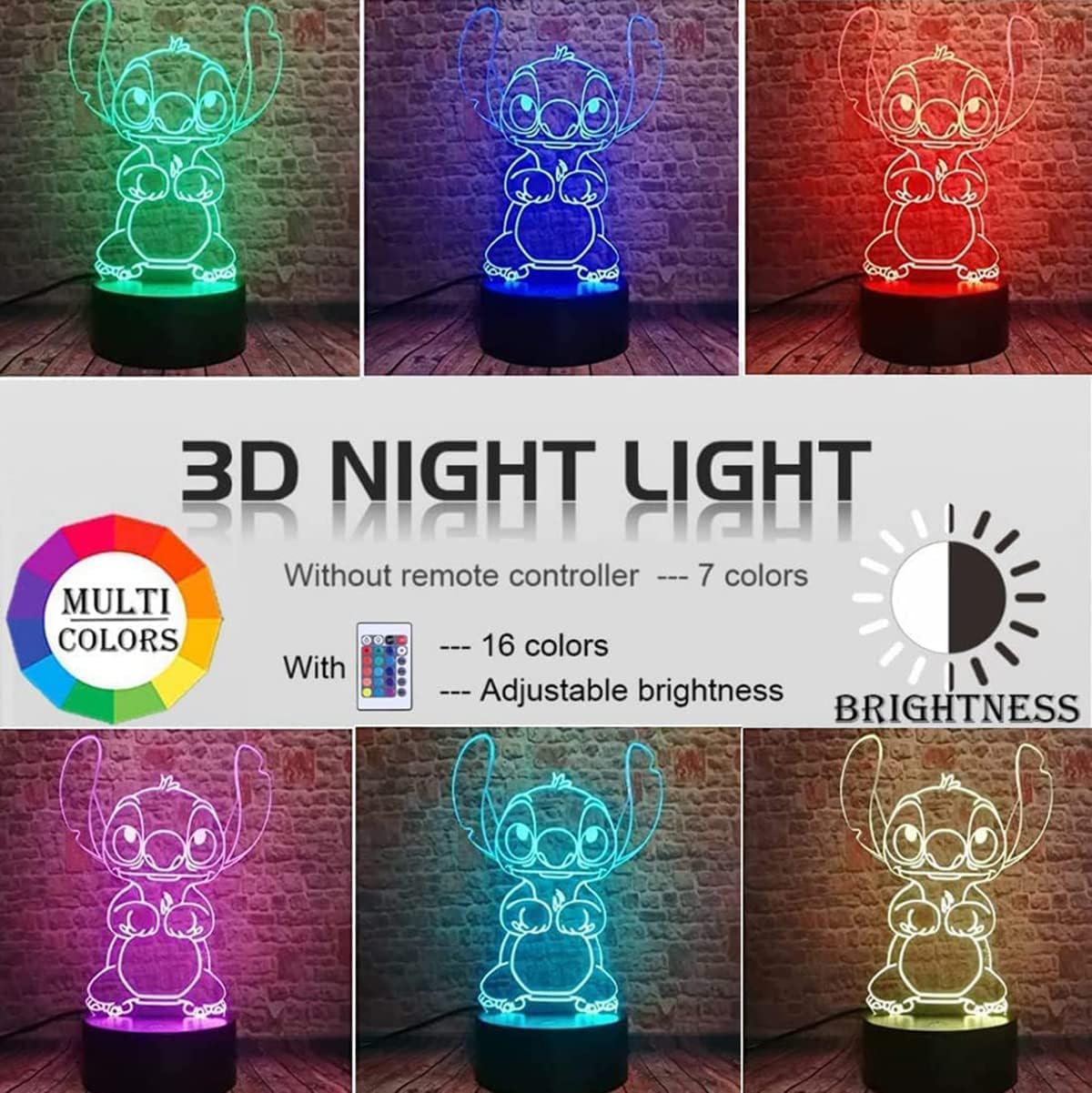 LOUHH remote color options illuminate 16 hues for mood lighting.