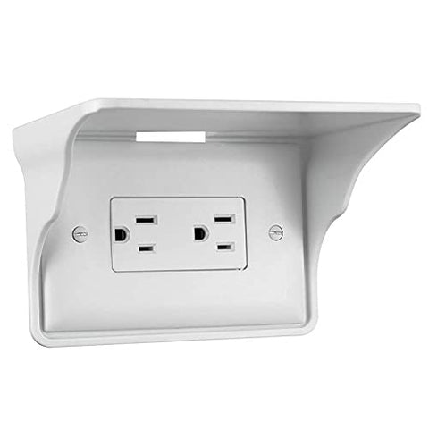 Louis Felt shelf mounted vertically to create a top storage surface