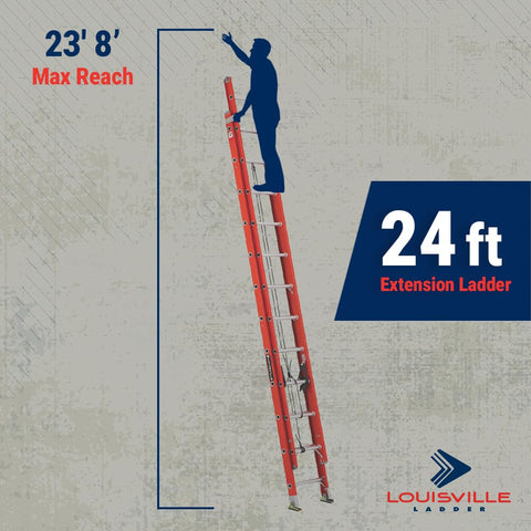 FE3224 D-shaped serrated rungs, slip-resistant footing