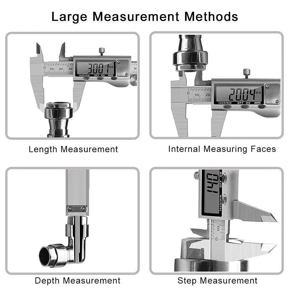 Louisware large LCD display for easy, clear readings in busy workspaces.