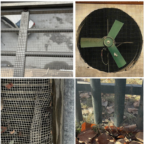 LOVEERCT rabbit and raccoon guard keeps gardens critters out.