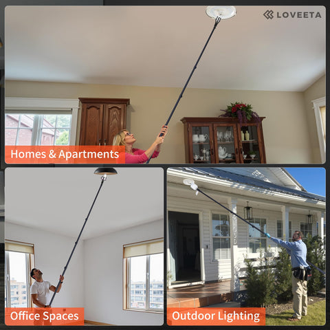 LOVEETA Gen2 compatibility with multiple bulb sizes simplifies replacements