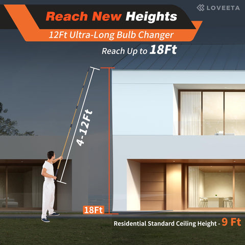 LOVEETA Gen2 ideal for high-ceiling applications like chandeliers and recessed lights.