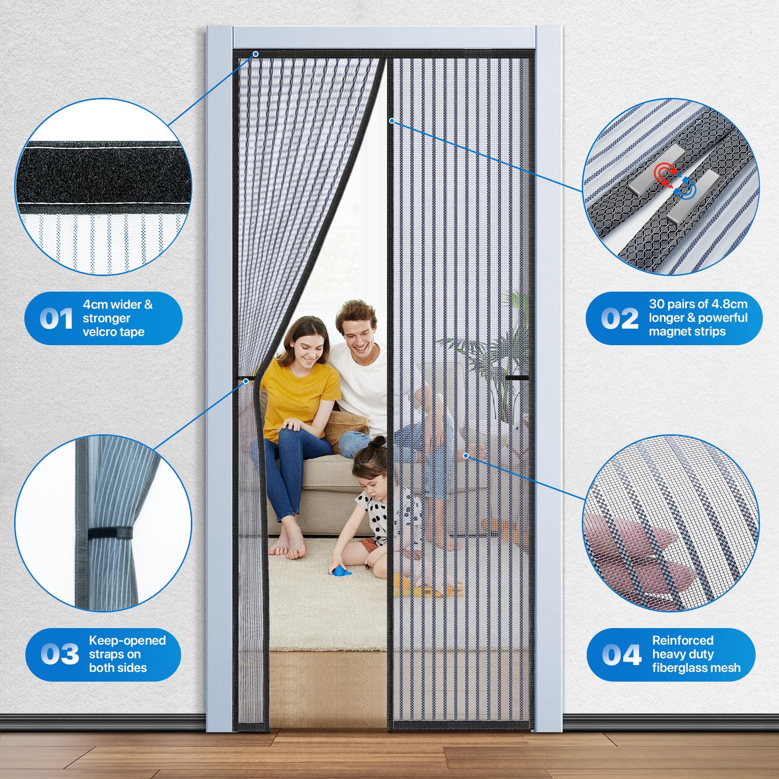Loviga self-sealing magnetic closure shows fast closing after passage.
