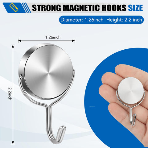 LOVIMAG hook delivers up to 80lb vertical pull for sturdy door and wall mounting