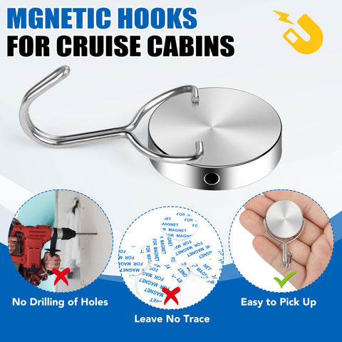 LOVIMAG 10-pack magnetic hooks offer practical, versatile organization for multiple spaces