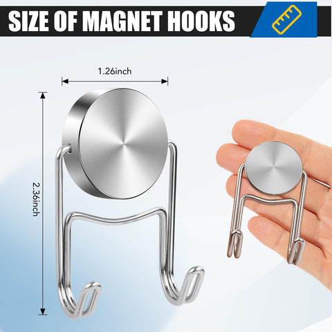 LOVIMAG double-hook design expands storage without drilling at home