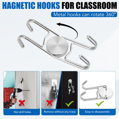LOVIMAG hooks on door for bags and accessories in a hallway