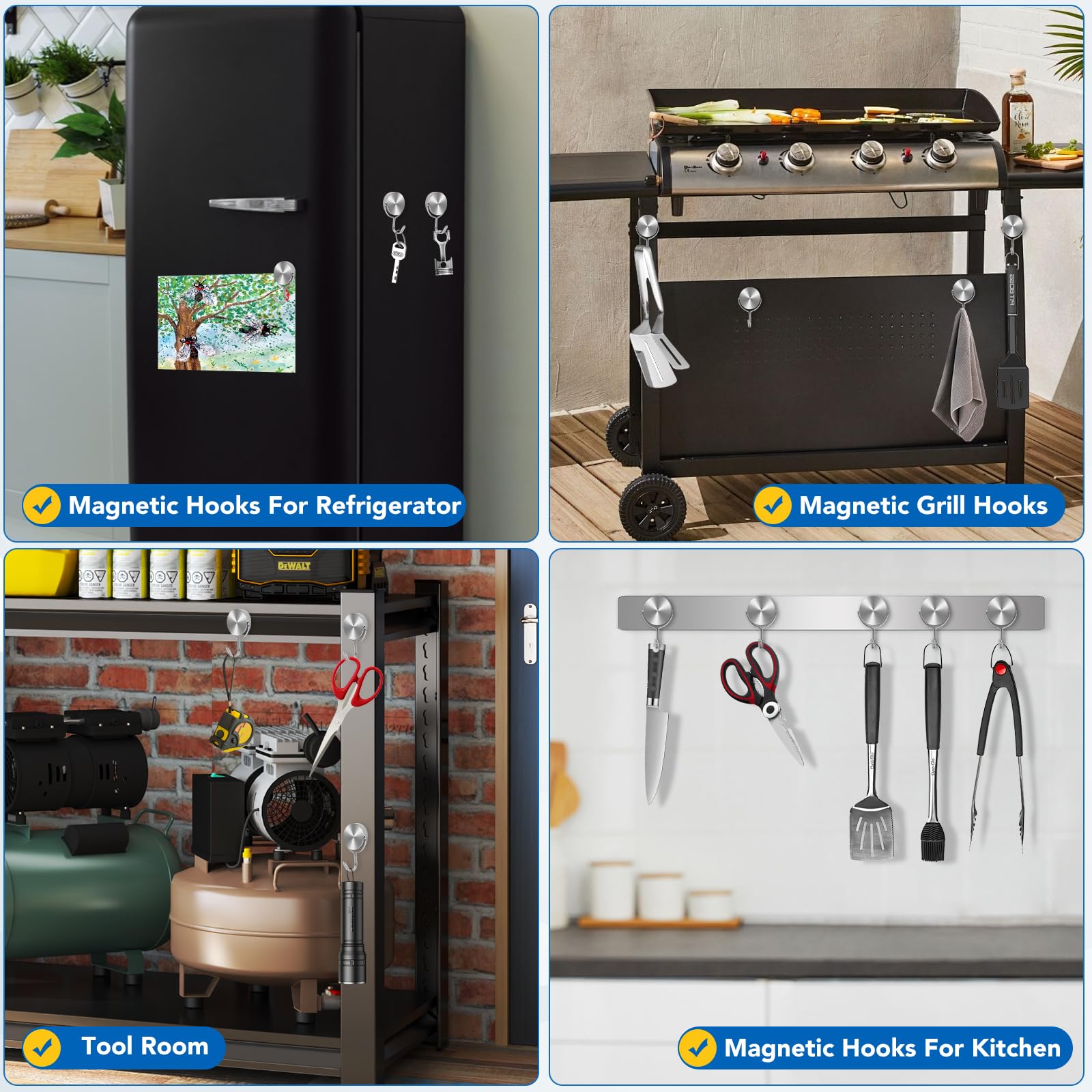 LOVIMAG six pack hooks for multiple rooms