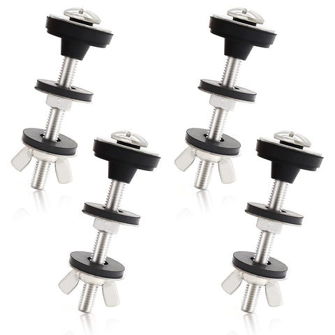 Lovppy universal toilet bolts kit with bolts and nuts for secure, leak-free mounting.