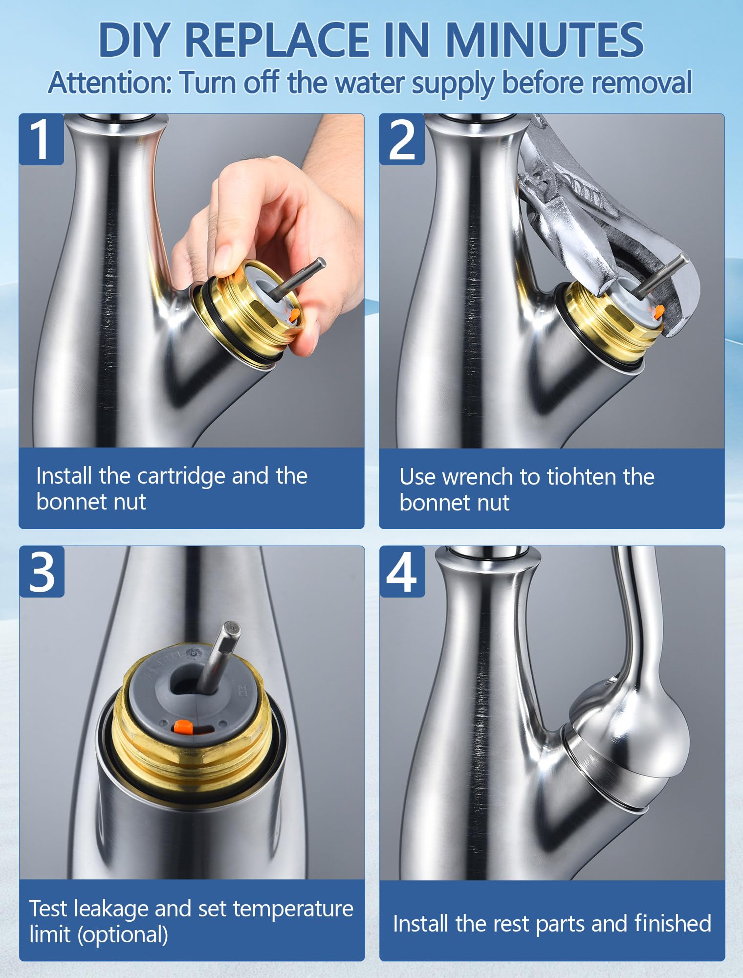 LOWCUS Delta RP50587 with handle limit stop feature for temperature control
