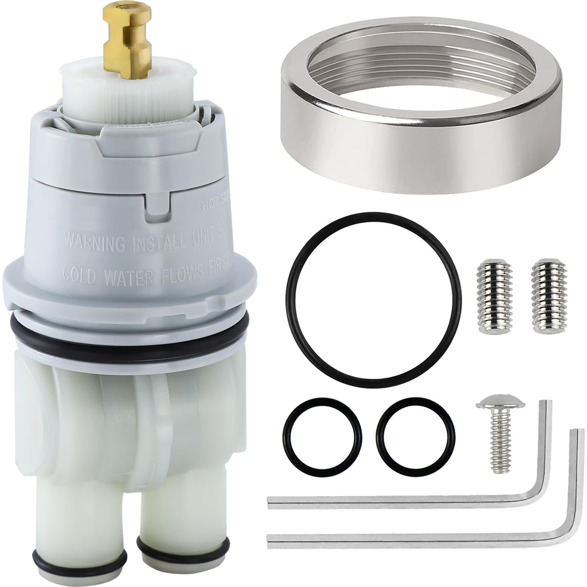LOWCUS RP19804 RP46074 shower cartridge front view for Delta; smoother handle control