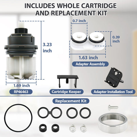 LOWCUS RP46463 bonnet nut replacement supports secure, leak-free valve installation.