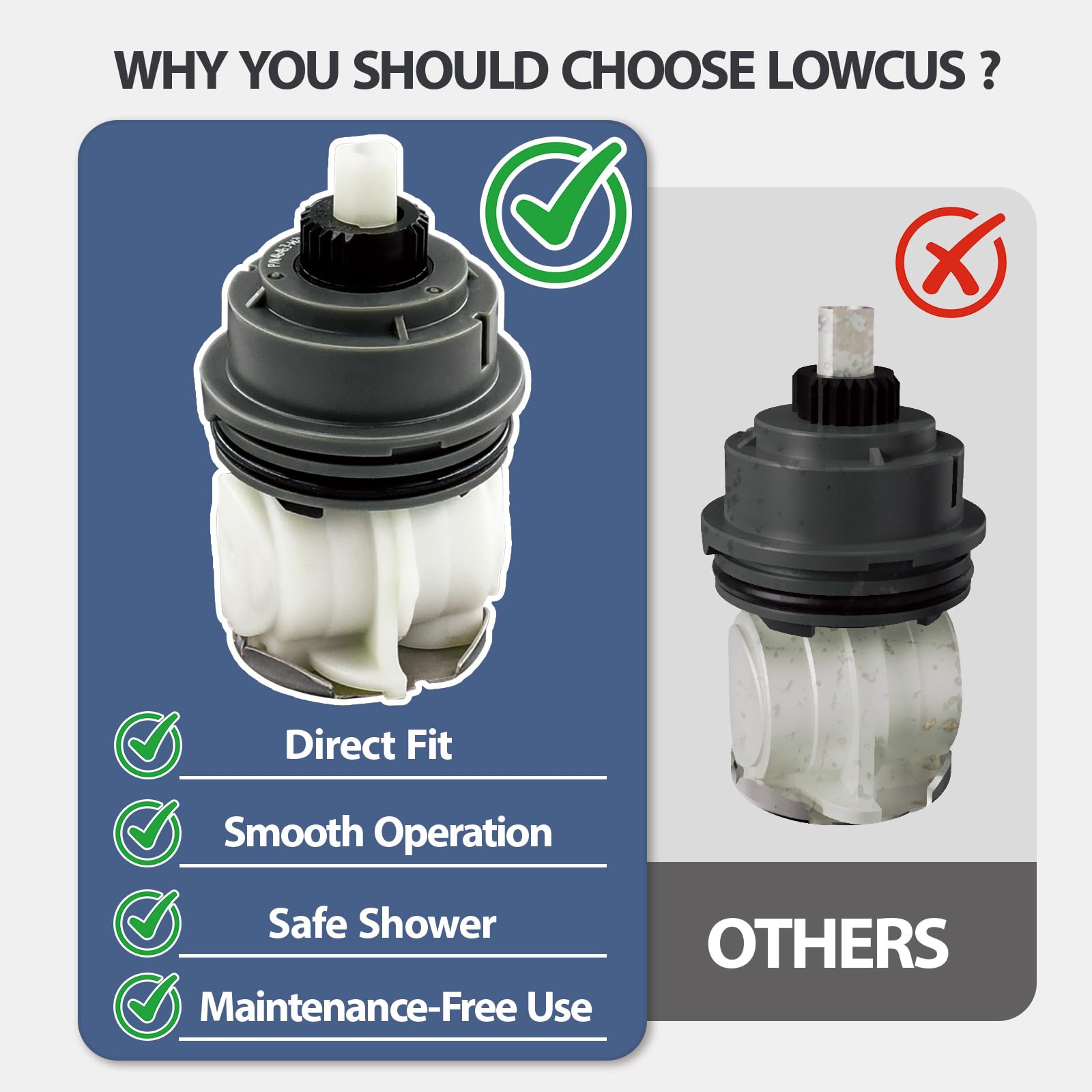 LOWCUS RP46463 works with Delta R10000 valve for reliable performance