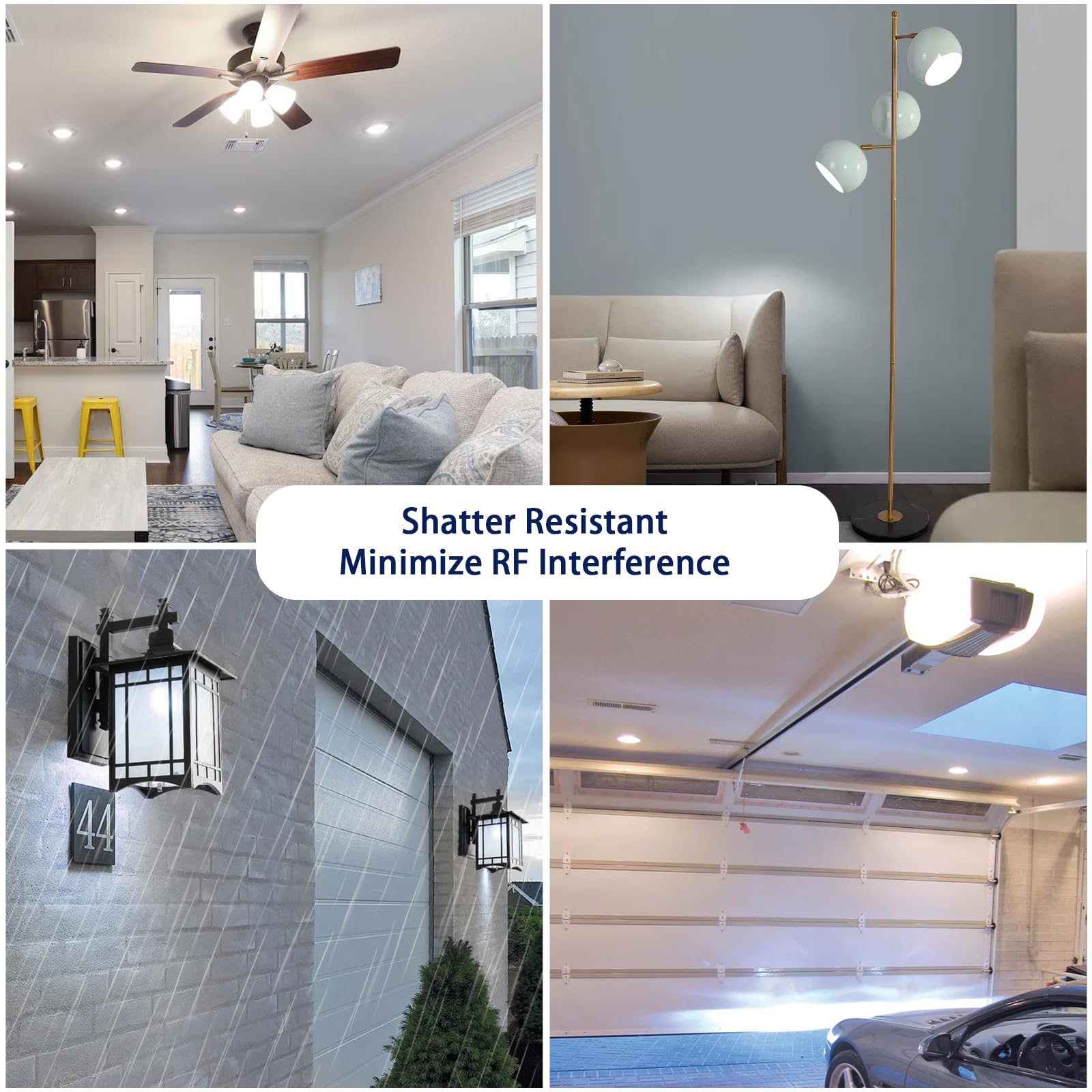 LOXYEE easy installation with standard E26 base, no tools needed.