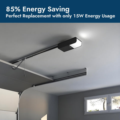 LOXYEE shatterproof design provides durable garage lighting during handling.