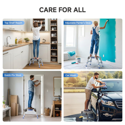 Loyoda compact storage stool-trunk fits in car trunk or closet.