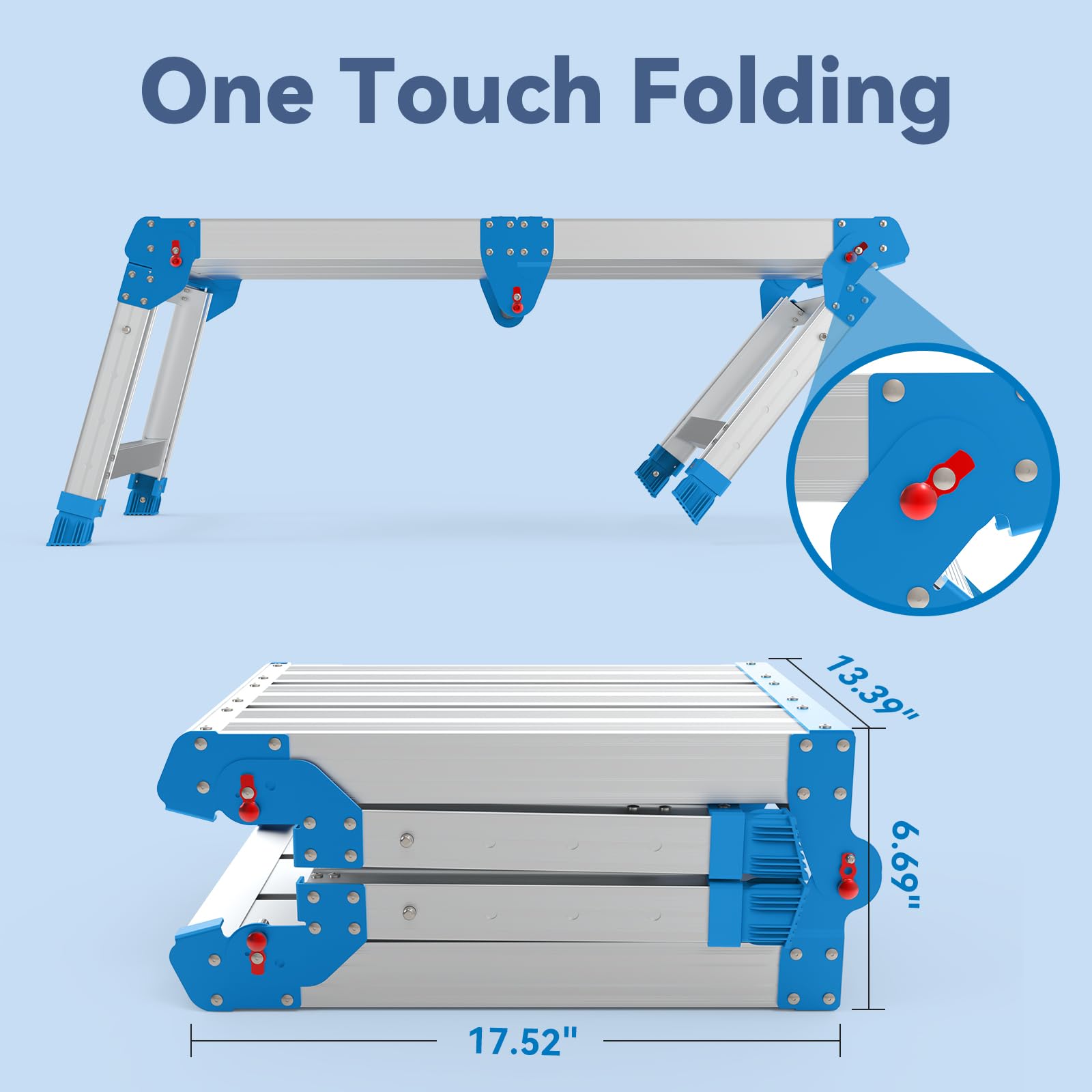 Loyoda Work Platform features non-slip surface for safety on wet floors
