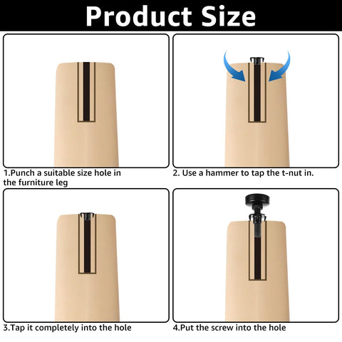LOYORTY compatible with chairs, tables, cabinets, and workbenches for stability.