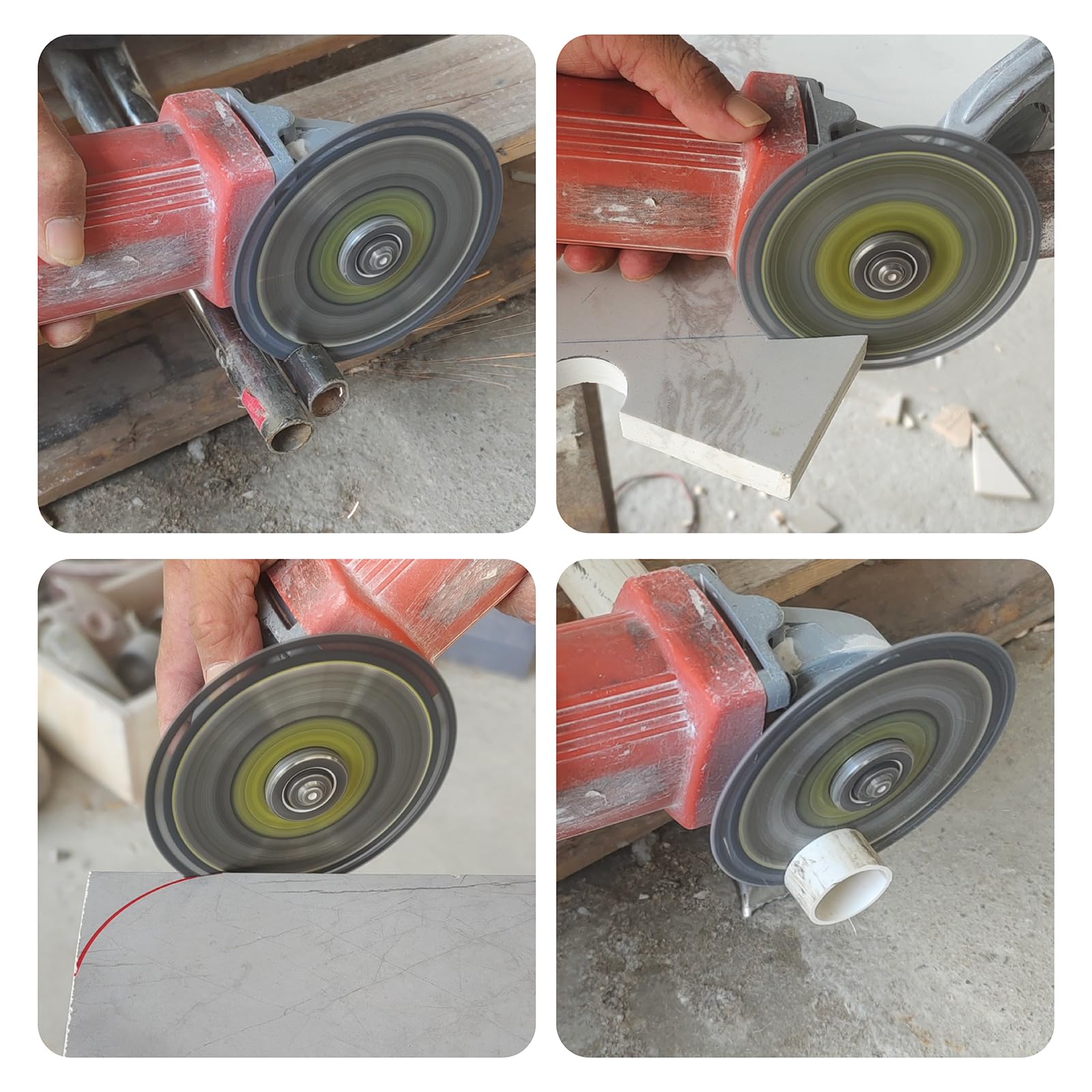 LOZLIN 115mm thin-walled pipe diamond blade handles specialized pipe cuts.