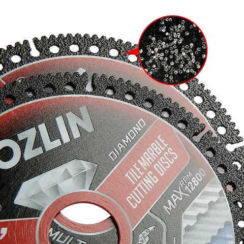 LOZLIN three-pack of diamond blades for tiles