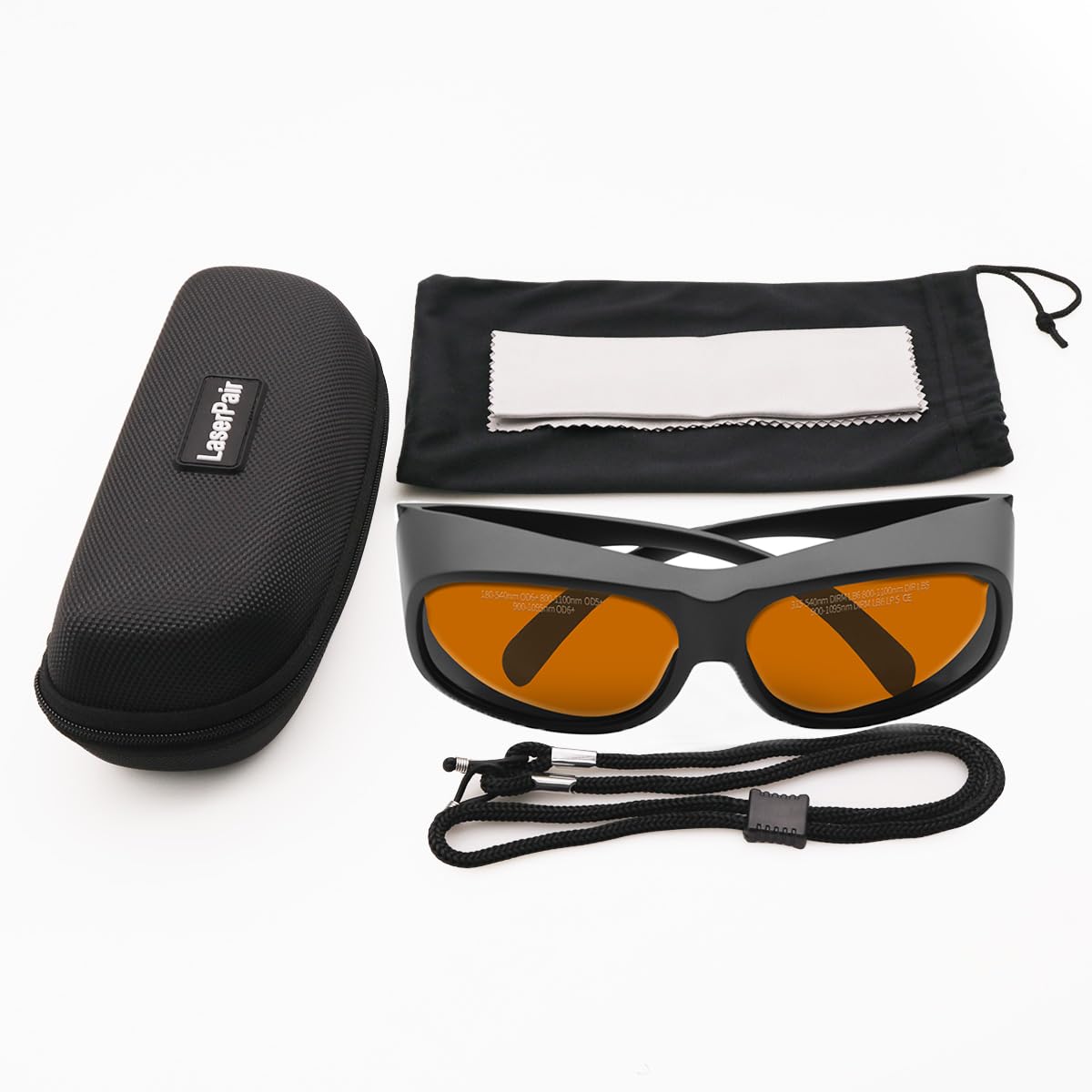 LP-LaserPair in-use during tattoo removal demonstrates protective eyewear in action.