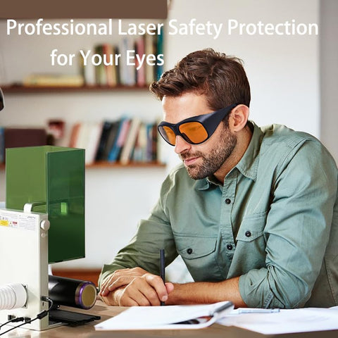 LP-LaserPair wraparound frame ensures secure fit during precise laser work.
