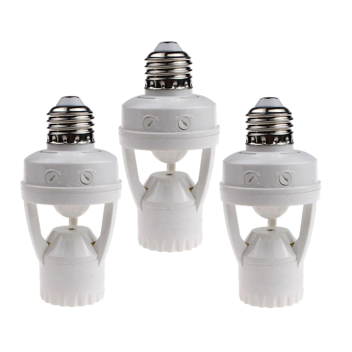 LPHUMEX motion sensor socket installation demonstrates easy retrofit for existing lights.