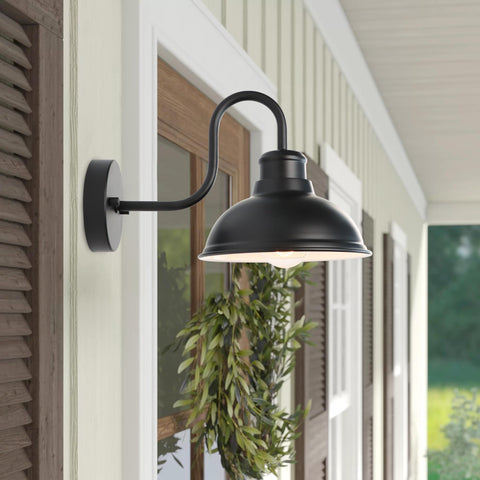 LPRZSG 8-inch exterior lighting suitable for porches, garages, and pathways.