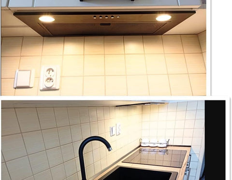 LPSAFP range hood LED bulb delivers crisp 6000K cool white light for cooking