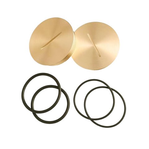 Lpxinjh 5249 cover plate set provides precise fit for single-outlet boxes.