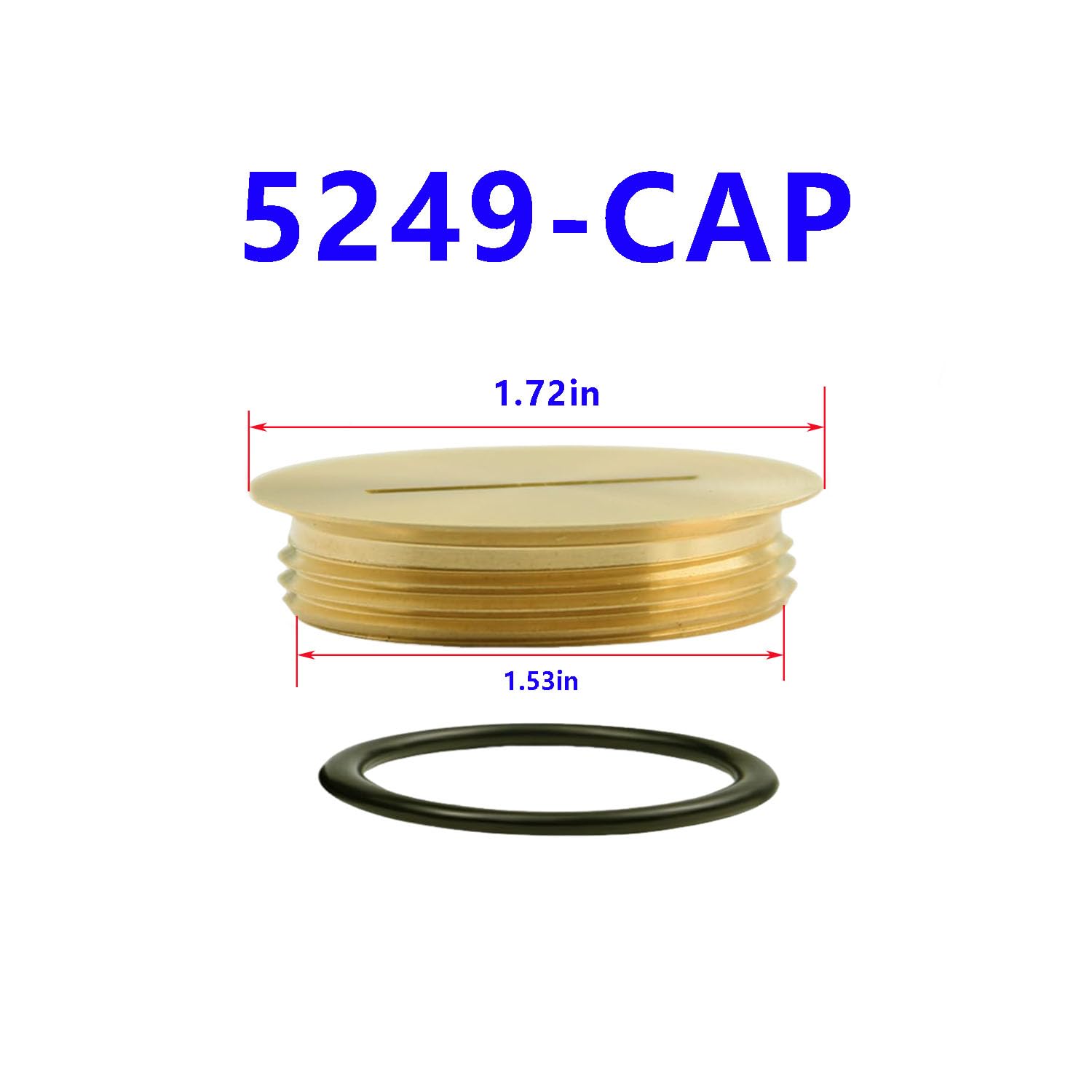 Lpxinjh brass cap two pieces protect the outlet from dust and debris.