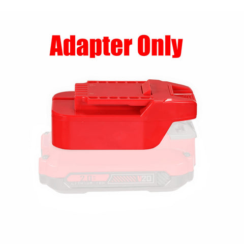 Compact adapter profile fits tightly with various power tool bodies.