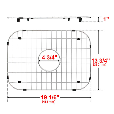 LQS Sink Grid fits most handmade sinks, reducing wear on the bottom during dishwashing.