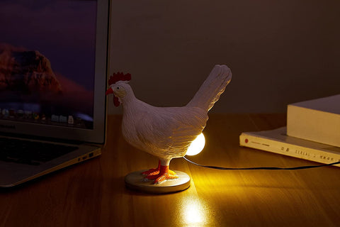 LQYHZCZQ 3D LED egg light illuminating a desk