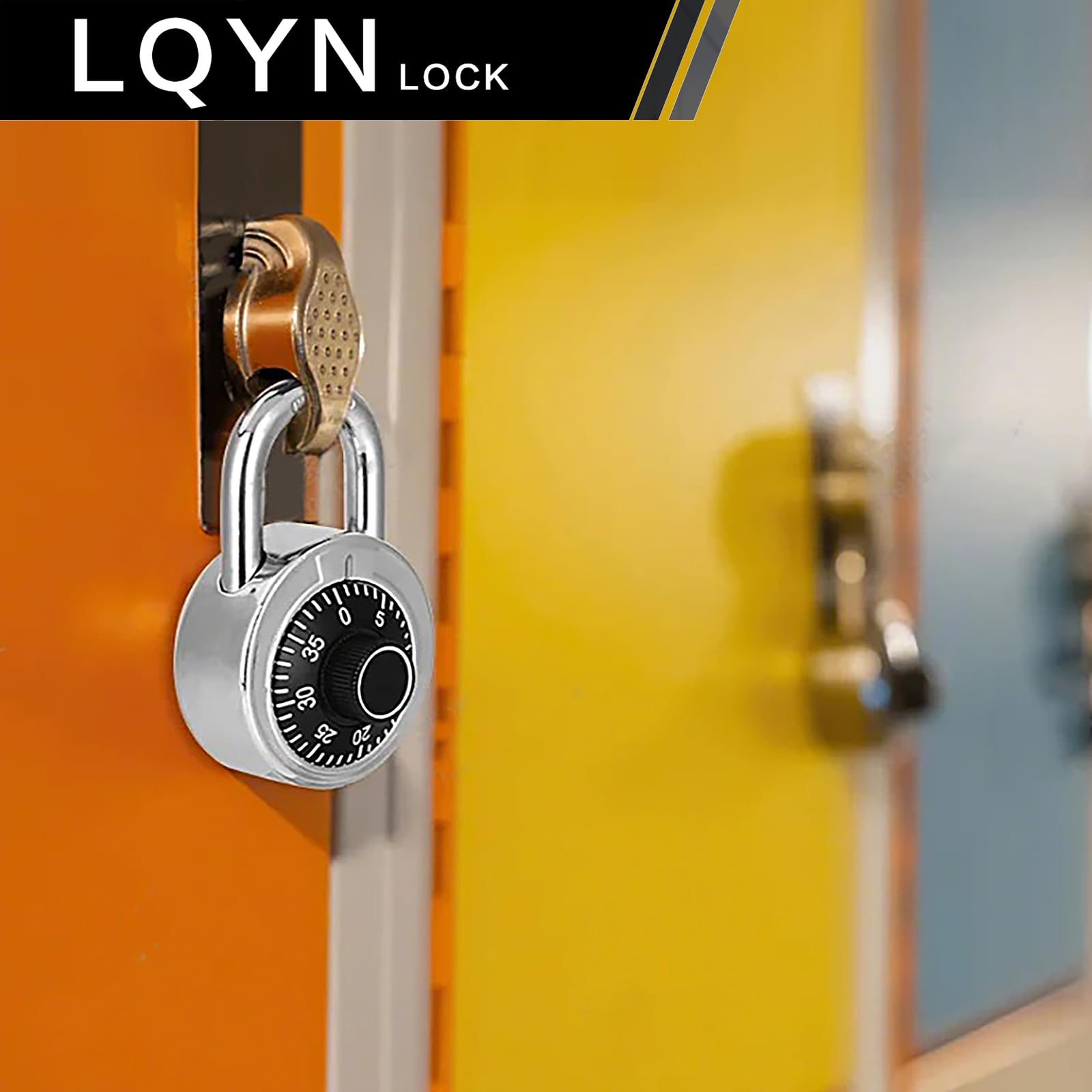 LQYN fixed three-digit dial demonstrating keyless access.