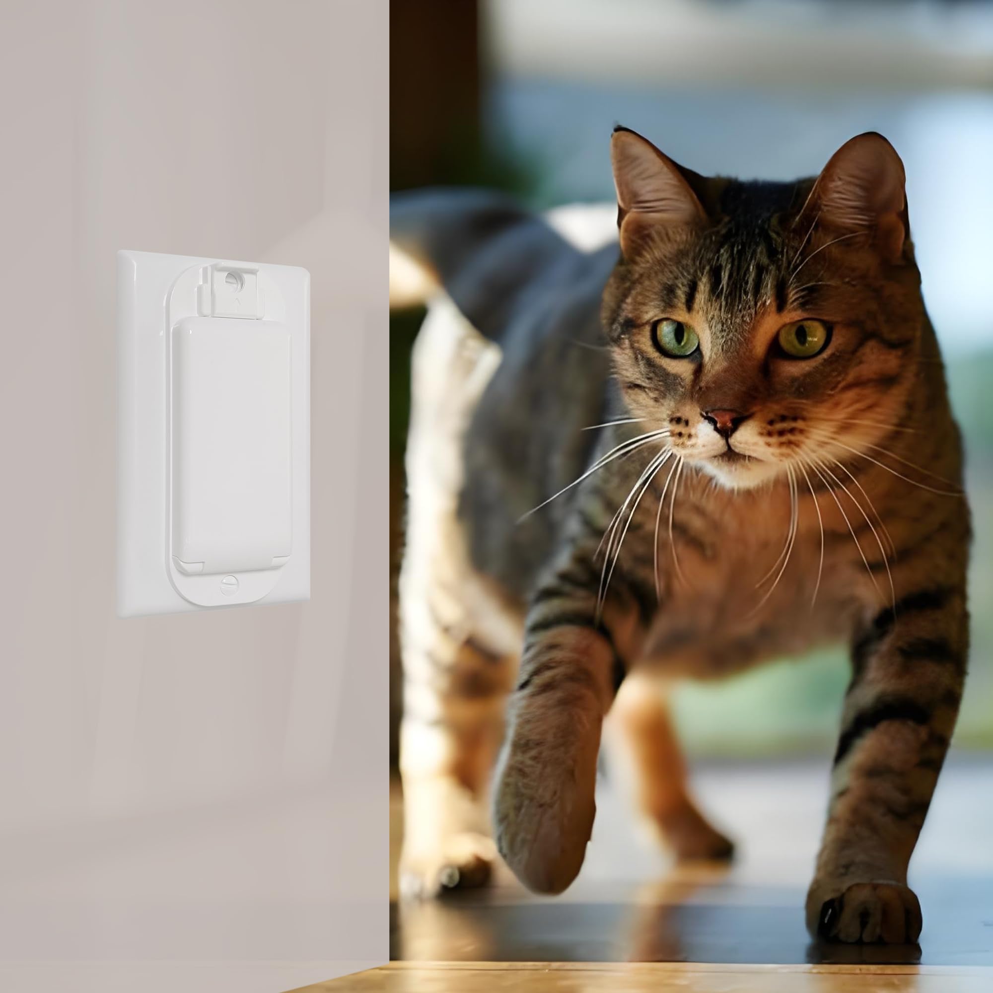 LRANFOW guard works with all standard rocker switches on the wall
