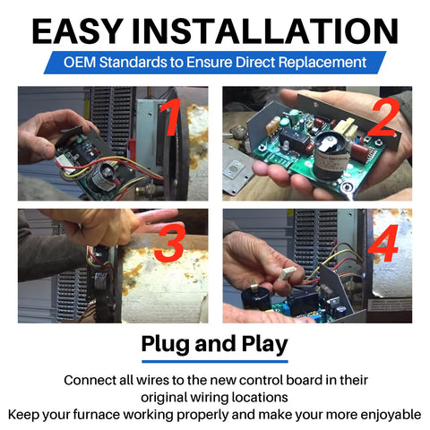 Lrichy 520820 installed in a Suburban furnace demonstrates OEM compatibility