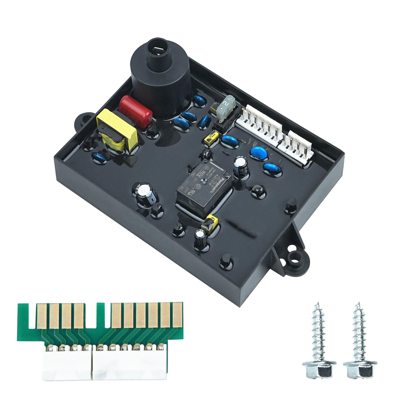 Lrichy 91365 control board close-up showing intelligent ignition control for RV water heaters.