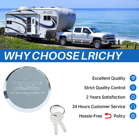 Lrichy puck lock keyed-alike option simplifies key management